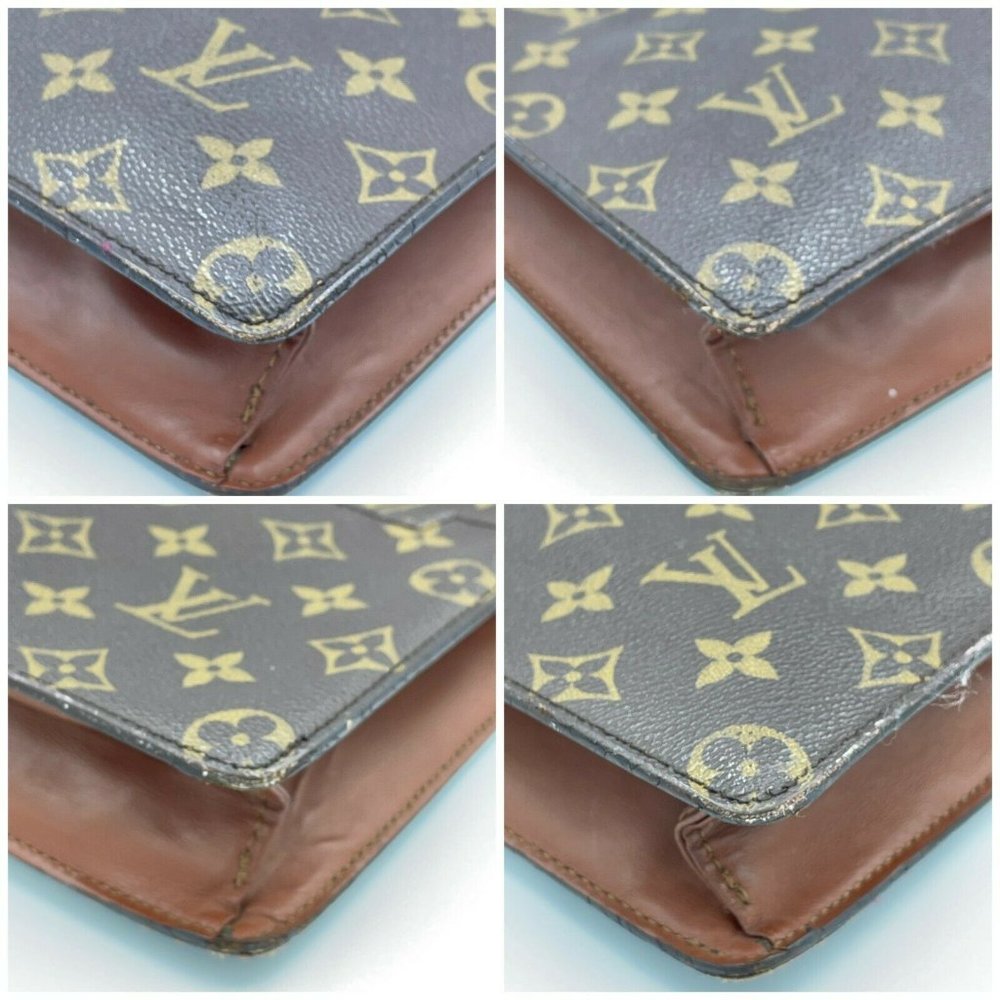 AUTHENTIC Louis Vuitton Monogram Pochette Homme Clutch Bag - Picture 10 of 12